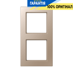 Рамка 2-постова JUNG A-Creation AC582CH дюропласт лакований шампань