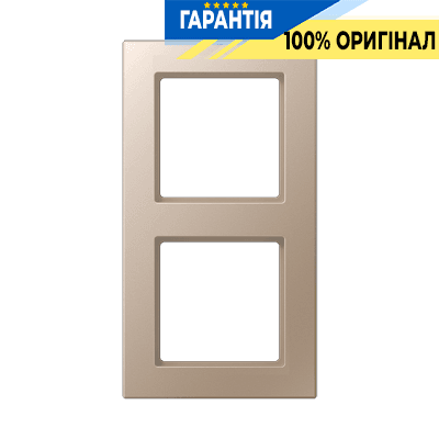 Рамка 2-постова JUNG A-Creation AC582CH дюропласт лакований шампань