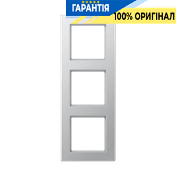 Рамка 3-постова JUNG A-Creation AC583AL дюропласт лакований алюміній