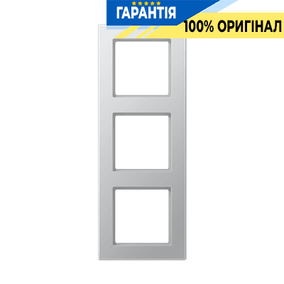 Рамка 3-постова JUNG A-Creation AC583AL дюропласт лакований алюміній