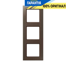 Рамка 3-постова JUNG A-Creation AC583MO дюропласт лакований мокко