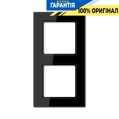 Рамка 2-постова JUNG A-Creation AC582SW дюропласт чорний