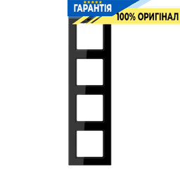 Рамка 4-постова JUNG A-Creation AC584SW дюропласт чорна