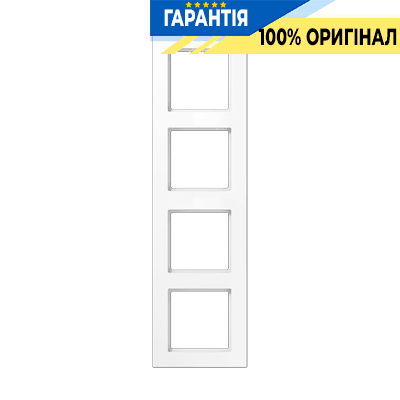 Рамка 4-постова JUNG A-Creation AC584WW дюропласт біла