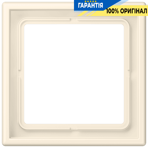 Рамка 1-постова Jung LS990 LC981245 дюропласт, колір blanc ivoire