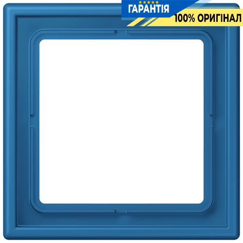 Рамка 1-постова Jung LS990 LC981211 з дюропласту, колір bleu céruléen 31 (32030)