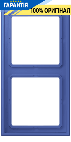 Рамка 2-постова Jung LS990 LC982206 з дюропласту, колір bleu outremer 31