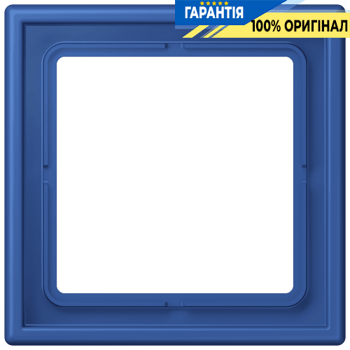 Рамка 1-постова Jung LS990 LC981253 з дюропласту, колір bleu outremer 59