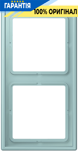 Рамка 2-постова Jung LS990 LC982214 з дюропласту, колір céruléen clair (32033)