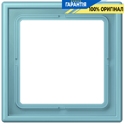 Рамка 1-постова Jung LS990 LC981213 дюропласт, колір céruléen moyen (32032)