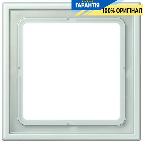 Рамка 1-местна Jung LS990 LC981215 з дюропласту, колір céruléen pâle (32034)
