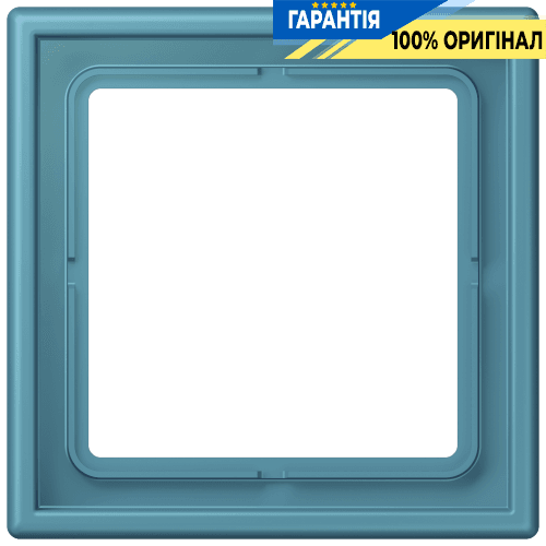 Рамка 1-постова Jung LS990 LC981212 з дюропласту, колір céruléen vif (32031)