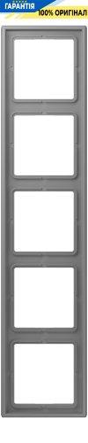 Рамка 5-постова Jung LS990 LC985203 дюропласт, gris 31 (32011)