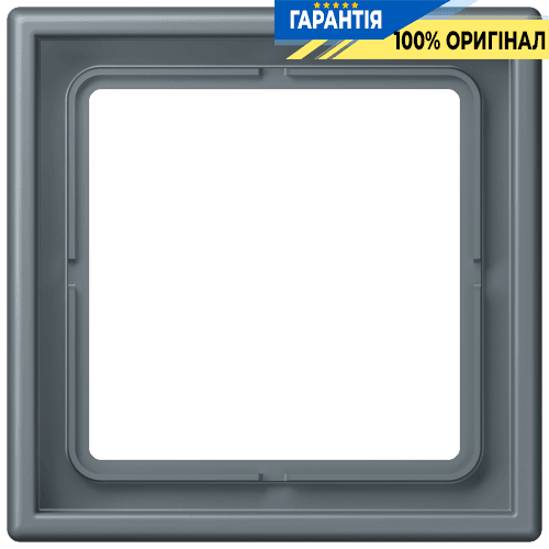 Рамка 1-постова Jung LS990 LC981251 дюропласт, колір gris 59