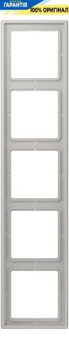 Рамка 5-постова Jung LS990 LC985205 дюропласт, gris clair 31 (32013)