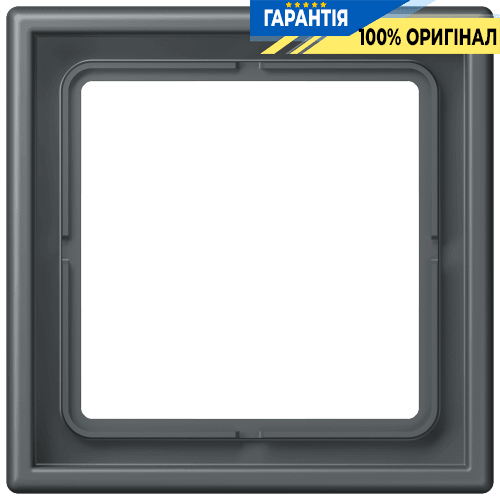 Рамка 1-постова Jung LS990 LC981202 дюропласт, колір gris foncé 31 (32010)