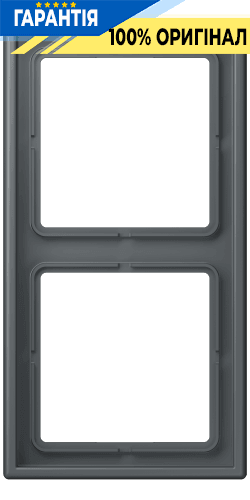 Рамка 2-постова Jung LS990 LC982202 з дюропласту, колір gris foncé 31 (32010)