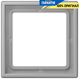 Рамка 1-местна Jung LS990 LC981204 дюропласт gris moyen (32012)