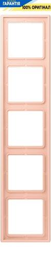 Рамка 5-постова Jung LS990 LC985234 з дюропласту, колір l’ocre rouge clair (32112)