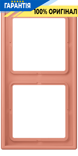 Рамка 2-постова Jung LS990 LC982233 з дюропласту, колір l’ocre rouge moyen (32111)