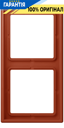 Рамка 2-постова Jung LS990 LC982232 з дюропласту, колір l'ocre rouge (32110)
