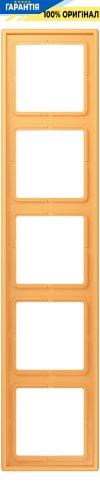Рамка 5-постова Jung LS990 LC985254 дюропласт, колір ocre jaune clair