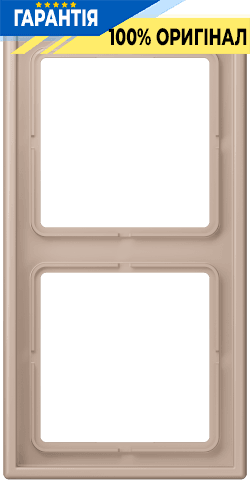 Рамка 2-постова Jung LS990 LC982240 дюропласт, колір ombre brûlée claire