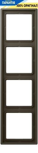 Рамка 4-постова Jung LS990 LC984241 дюропласт, колір ombre naturelle 31