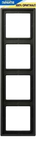 Рамка 4-постова Jung LS990 LC984259 з дюропласту, колір ombre naturelle 59