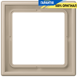 Рамка 1-постова JUNG LS990 LC981243 дюропласт, колір ombre naturelle claire