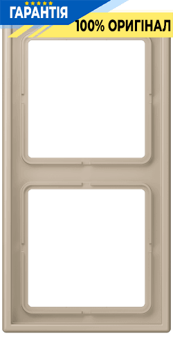 Рамка 2-постова Jung LS990 LC982243 з дюропласту, колір ombre naturelle claire