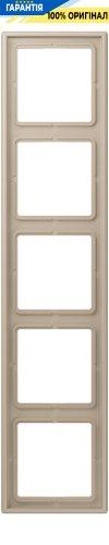 Рамка 5-постова Jung LS990 LC985243 дюропласт ombre naturelle claire