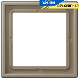 Рамка 1-местна Jung LS990 LC981242 дюропласт, колір ombre naturelle moyenne (32141)