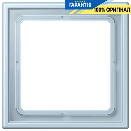 Рамка 1-постова Jung LS990 LC981208 з дюропласту, колір outremer clair (32022)