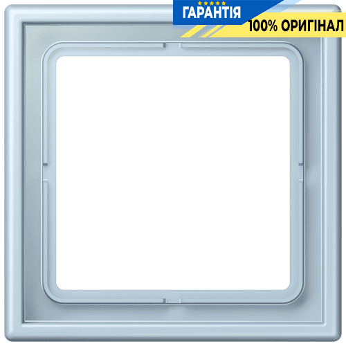 Рамка 1-постова Jung LS990 LC981208 з дюропласту, колір outremer clair (32022)