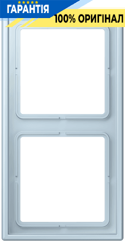 Рамка 2-постова Jung LS990 LC982208 з дюропласту, колір outremer clair (32022)