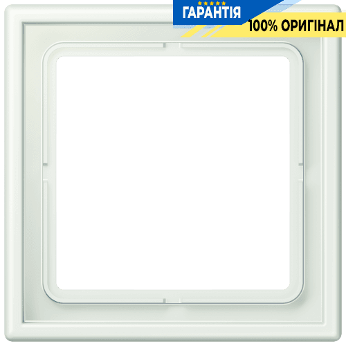 Рамка 1-местна Jung LS990 LC981210 з дюропласту, колір outremer gris