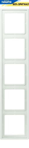 Рамка 5-постова Jung LS990 LC985210 з дюропласту, колір outremer gris (32024)