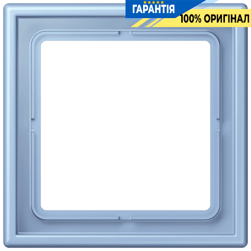 Рамка 1-постова Jung LS990 LC981207 з дюропласту, колір outremer moyen (32021)