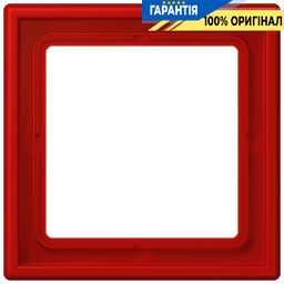Рамка 1-постова Jung LS990 LC981227 дюропласт rouge vermillon 31