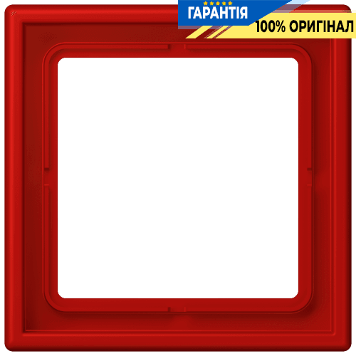 Рамка 1-постова Jung LS990 LC981227 дюропласт rouge vermillon 31