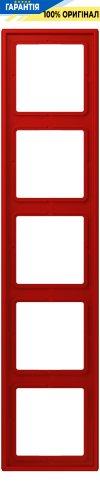 Рамка 5-постова Jung LS990 LC985227 дюропласт rouge vermillon 31 (32090)