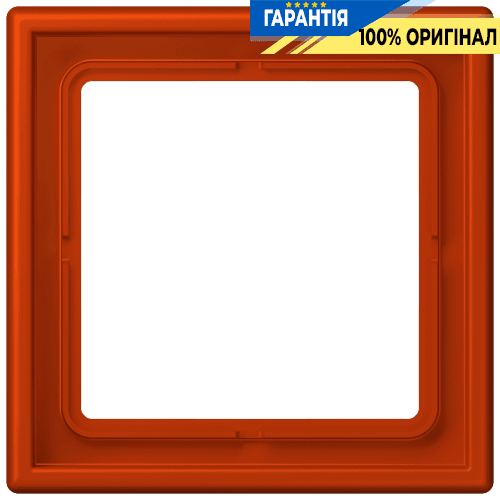 Рамка 1-постова Jung LS990 LC981244 дюропласт rouge vermillon 59