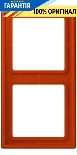 Рамка 2-постова Jung LS990 LC982244 дюропласт rouge vermillon 59
