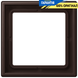 Рамка 1-постова Jung LS990 LC981252 з дюропласту, колір terre d‘ombre brûlée 59