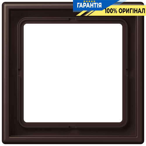 Рамка 1-постова Jung LS990 LC981252 з дюропласту, колір terre d‘ombre brûlée 59
