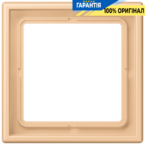 Рамка 1-постова Jung LS990 LC981237 з дюропласту, колір terre sienne claire 31 (32122)