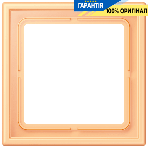 Рамка 1-постова Jung LS990 LC981258 з дюропласту, колір terre sienne claire 59