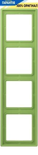 Рамка 4-постова Jung LS990 LC984220 з дюропласту, вертикальна, колір 31 (32051)