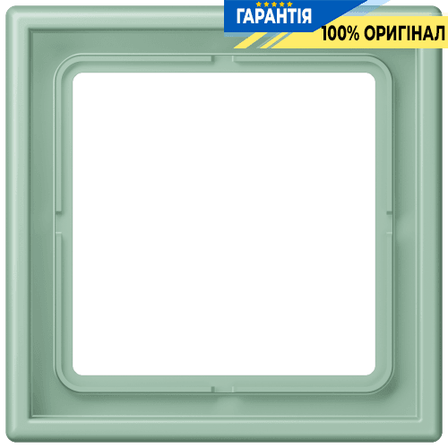 Рамка 1-постова Jung LS990 LC981217 з дюропласту, колір vert anglais clair (32041)